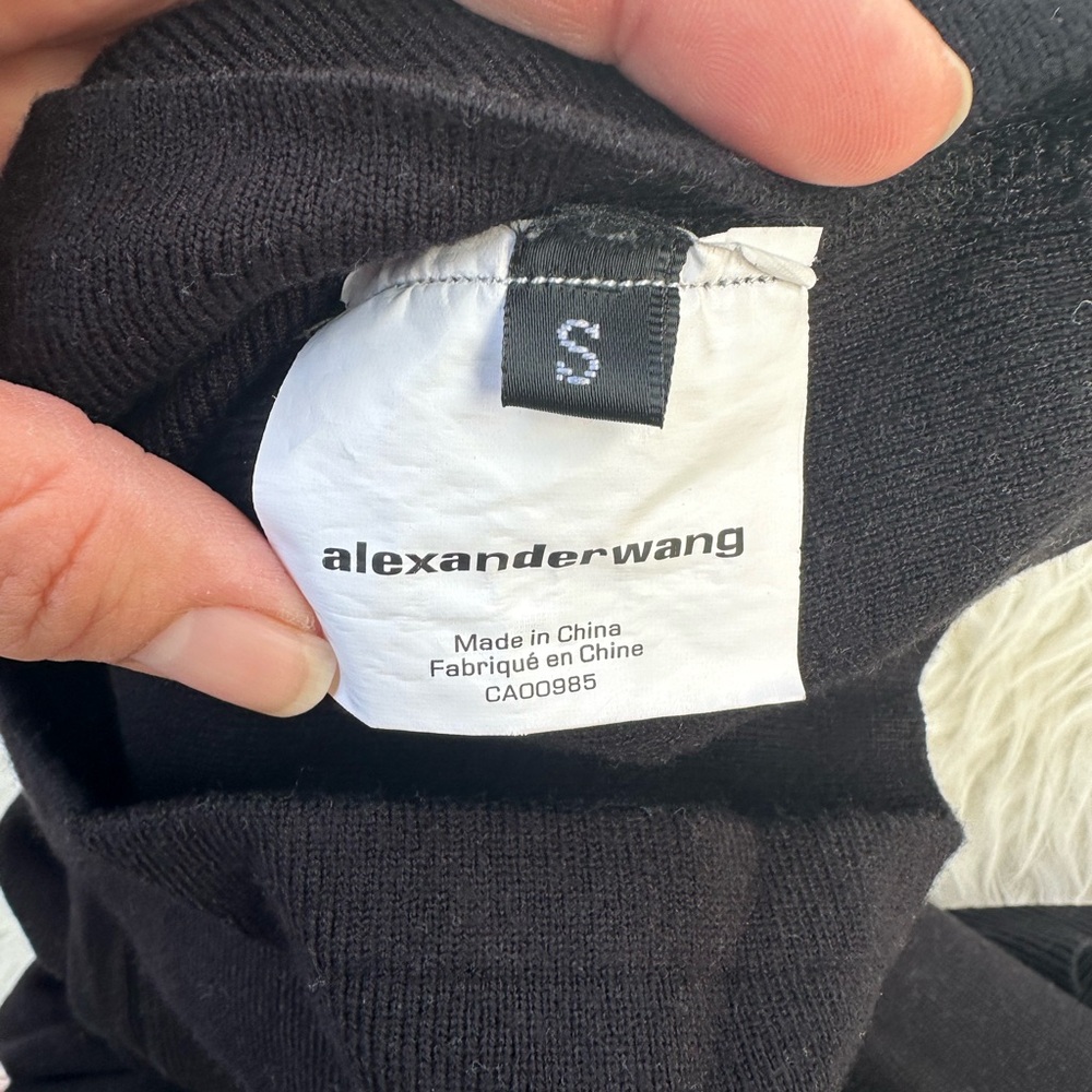 Alexander Wang Black Mini Bodycon Dress - Picture 10 of 12